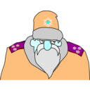 download Colonel Frost Russian Military Santa Claus clipart image with 180 hue color