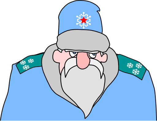 Colonel Frost Russian Military Santa Claus