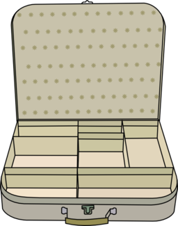 Suitcase With Compartment