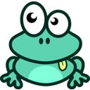 download Grenouille Tirant La Langue clipart image with 90 hue color
