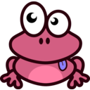 download Grenouille Tirant La Langue clipart image with 270 hue color