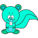 download Squirrel clipart image with 135 hue color