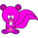download Squirrel clipart image with 270 hue color