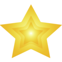 download Star Icon clipart image with 45 hue color