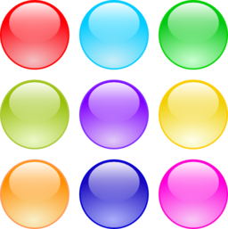 Glossy Circle Buttons