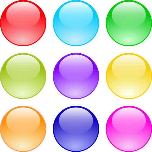 Glossy Circle Buttons