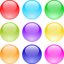 Glossy Circle Buttons