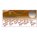 download Beautiful Night clipart image with 180 hue color