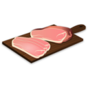 download Ham clipart image with 0 hue color