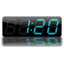 download Digital Clock clipart image with 45 hue color