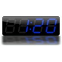 download Digital Clock clipart image with 90 hue color