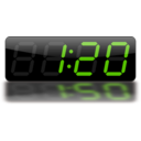 download Digital Clock clipart image with 315 hue color