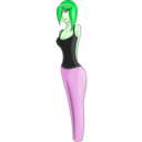 download Blond Girl clipart image with 90 hue color