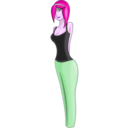 download Blond Girl clipart image with 270 hue color