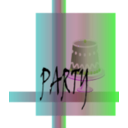 download Party clipart image with 90 hue color