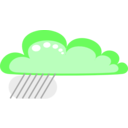 download Drakoon Rain Cloud 3 clipart image with 270 hue color