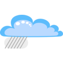 download Drakoon Rain Cloud 3 clipart image with 0 hue color