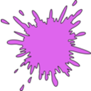 download Splash clipart image with 90 hue color