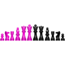 download Chessfigures clipart image with 270 hue color