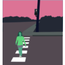 download Crosswalk clipart image with 135 hue color