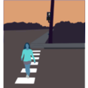 download Crosswalk clipart image with 180 hue color