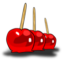 download Candied Apples clipart image with 0 hue color