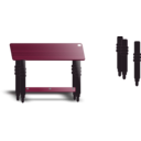 download Teak Top Table clipart image with 315 hue color