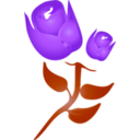 download Flowers clipart image with 225 hue color