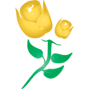 download Flowers clipart image with 0 hue color