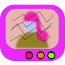 download Tv Icon clipart image with 270 hue color
