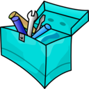 download Toolkit clipart image with 180 hue color