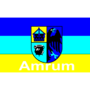 download Amrum Flagge clipart image with 180 hue color