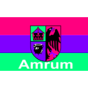 download Amrum Flagge clipart image with 270 hue color