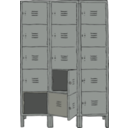 download Lockers clipart image with 225 hue color