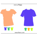 download Fibers Com Vector T Shirt Templates clipart image with 45 hue color