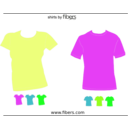 download Fibers Com Vector T Shirt Templates clipart image with 90 hue color