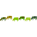 download Architetto Striscia Mucche clipart image with 45 hue color