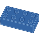 Blue Lego Brick