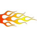 download Racing Flame clipart image with 0 hue color