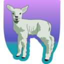 download Young Lamb clipart image with 90 hue color