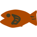 download Fish clipart image with 180 hue color