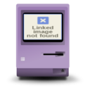 download Macintosh 128k Cpu Only clipart image with 225 hue color