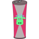 download Simple Cartoon Energy Drink Can clipart image with 135 hue color