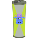 download Simple Cartoon Energy Drink Can clipart image with 225 hue color
