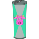 download Simple Cartoon Energy Drink Can clipart image with 315 hue color