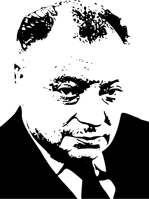 Wolfgang Pauli Silhouette