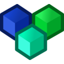 download Icon Cubes clipart image with 135 hue color