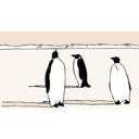 download Penguins clipart image with 180 hue color