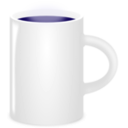 download Cup clipart image with 225 hue color