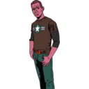download Casual Guy clipart image with 315 hue color